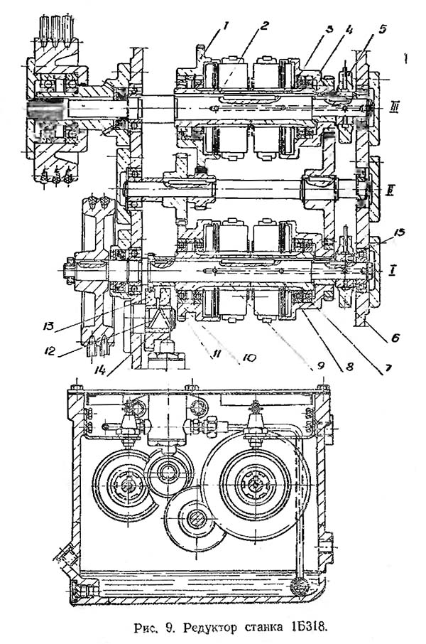 1Б318 Редуктор токарно-револьверного верстата